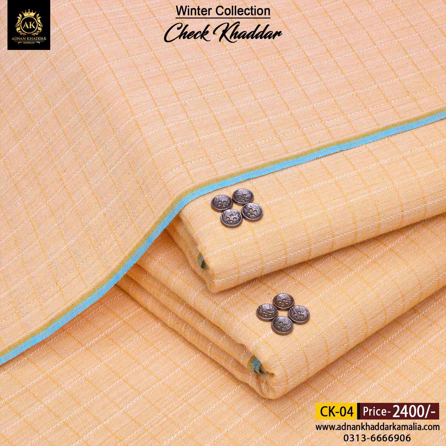 04 CHECK KHADDAR CK-04 - Image 1