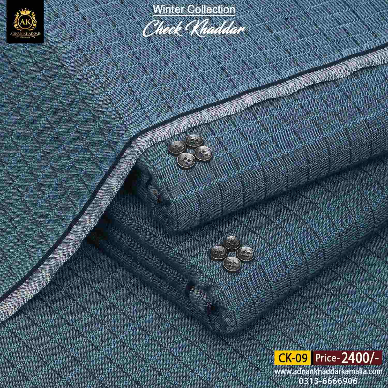 09 CHECK KHADDAR CK-09 - Image 1