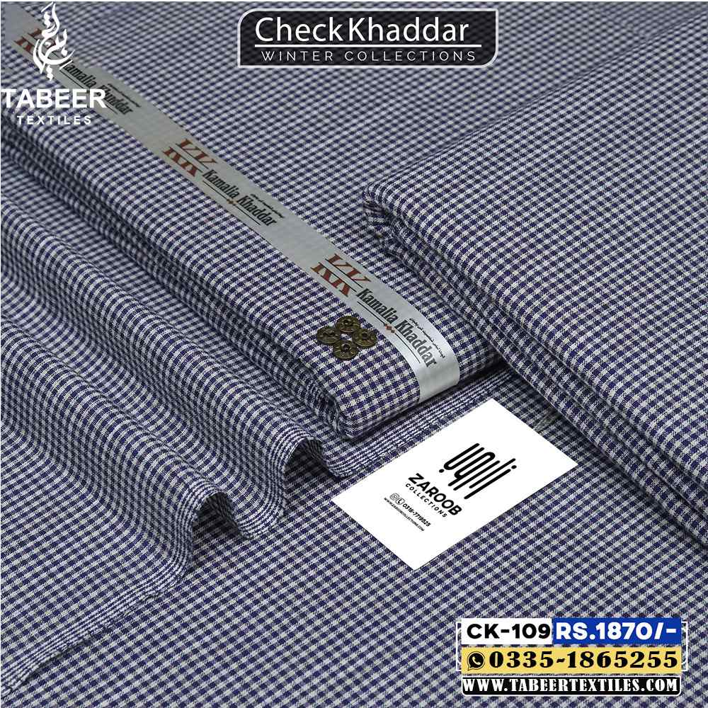 CK-109 CHECK KHADDAR CK-109 - Image 1