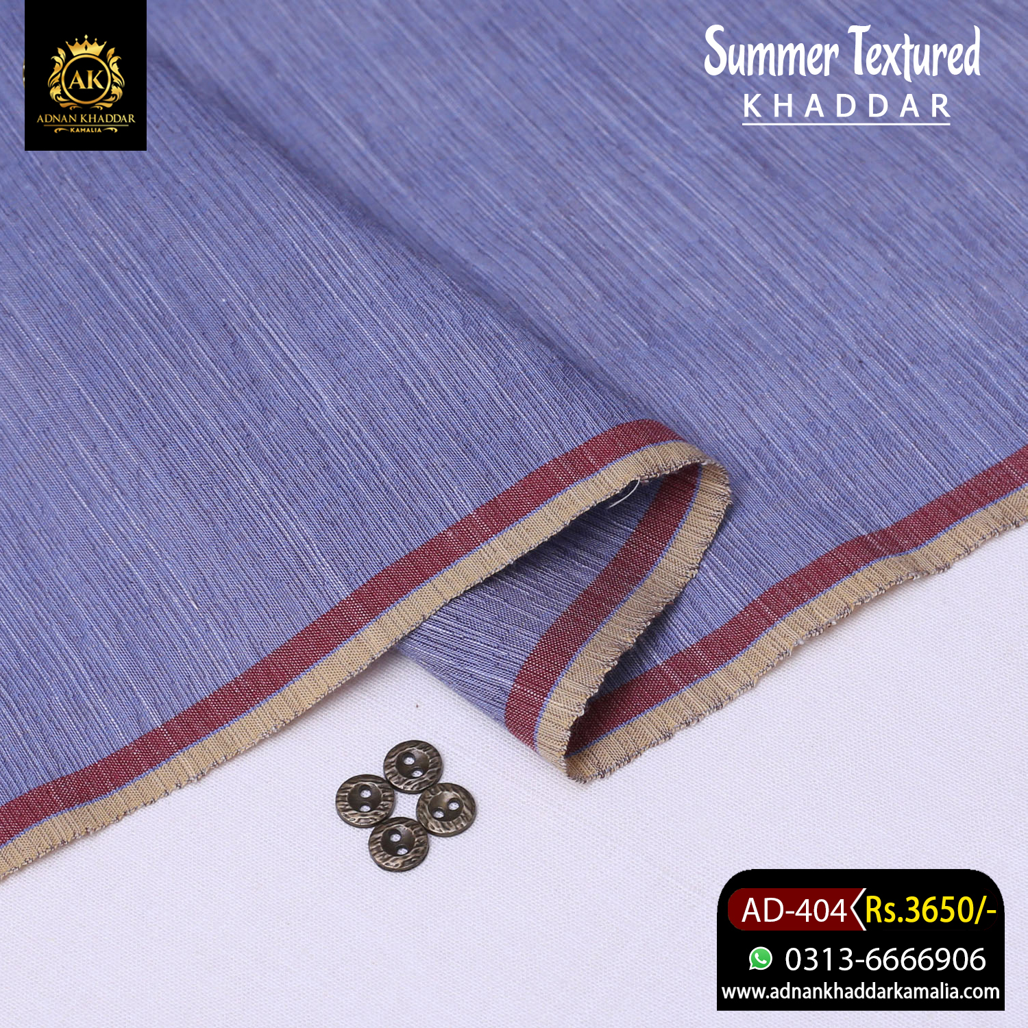 404 TEXTURED KHADDAR AD-404 - Image 1